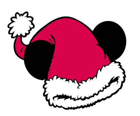 Printable Disney Mickey Mouse Santa Hat Ears Picture - ClipArt ...