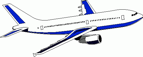 airplane-clipart-black-and- ...