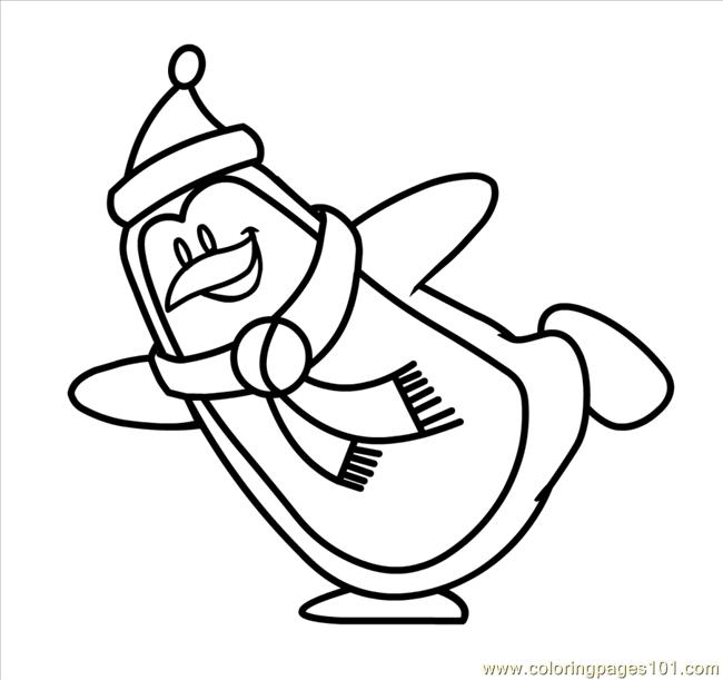 Cartoon Penguin Coloring Pages 805 | Free Printable Coloring Pages