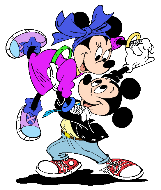 Mickey & Minnie Music Clipart