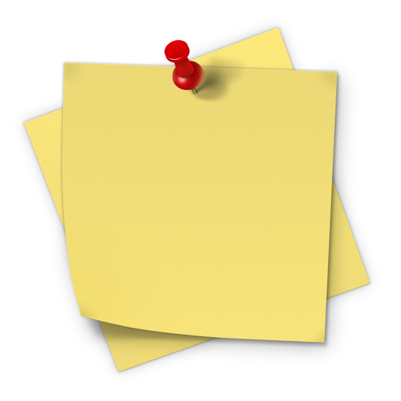 Post It Png - Cliparts.co