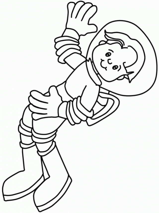 Printable Astronaut Space Coloring Pages Printable Coloring 97925 ...