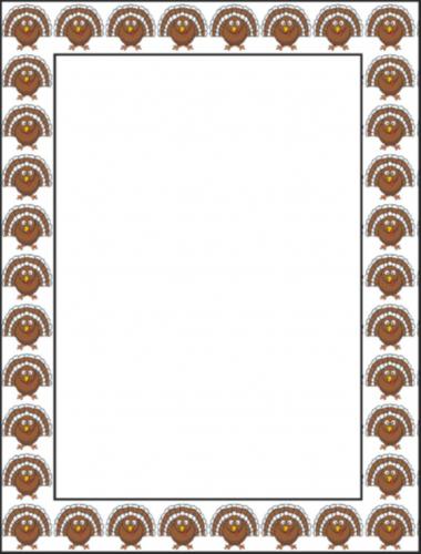 Free Thanksgiving Borders and Frames 3 - Free Clipart