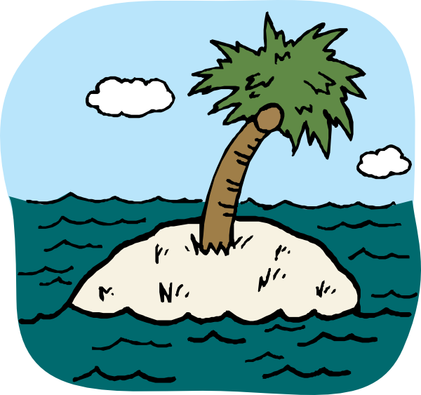 Island Clip Art Black And White | Clipart Panda - Free Clipart Images