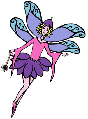 Clipart: Purple Fairy - Leone Annabella Betts