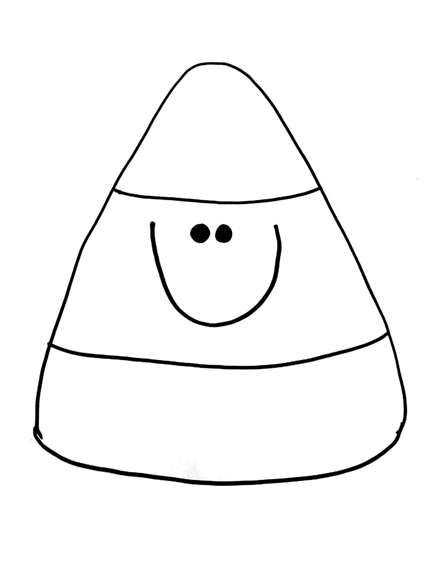 Pix For > Candy Corn Clipart Black And White