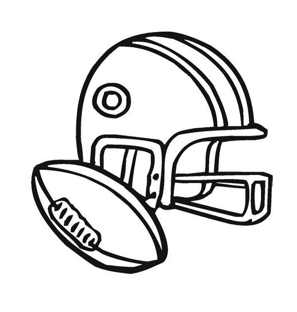 Football Helmet Atlanta Falcons Coloring Page For Kids - American ...