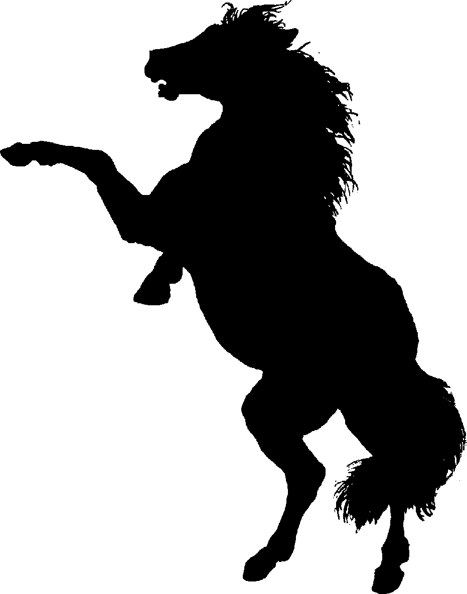 Black Horse Rearing Clipart Images & Pictures - Becuo