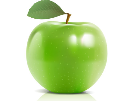 Green Vector Apple food graphics