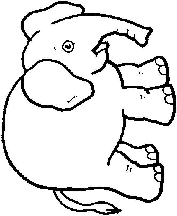 Elephant Line Drawing - ClipArt Best