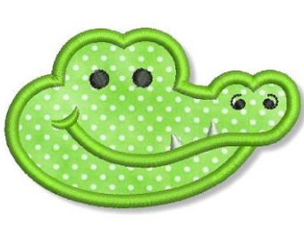 Items similar to Baby Alligator Applique Design on Etsy