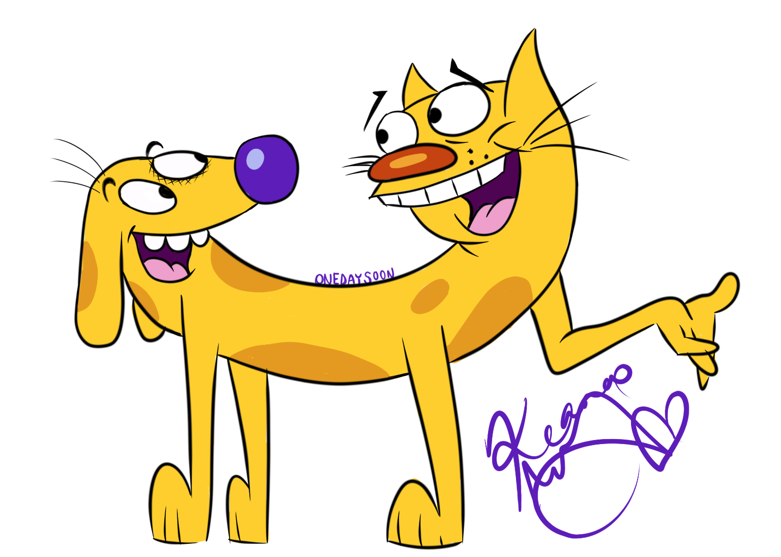 CAT DOG CARTOON - Cartoon Cat