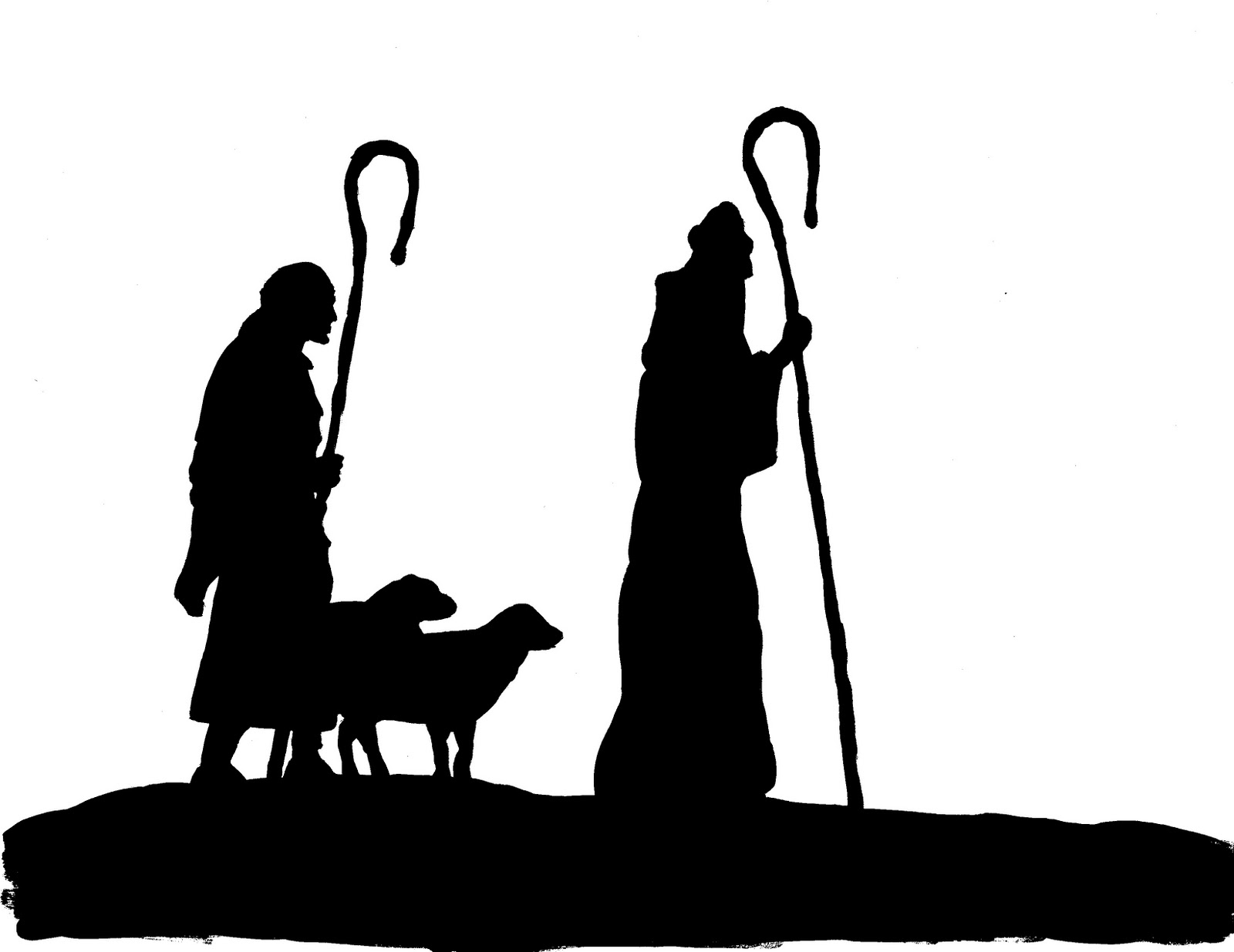 Nativity Silhouette Patterns Cliparts co