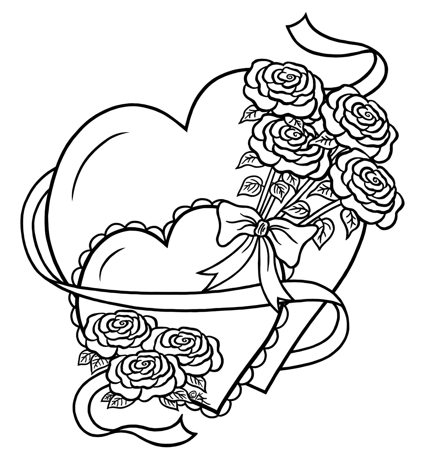 Cool Drawings Of Roses And Hearts | fashionplaceface.