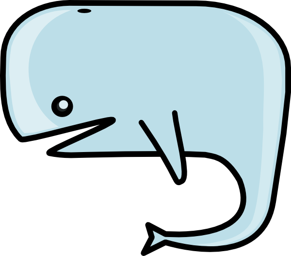 Cartoon Whale Clip Art at Clker.com - vector clip art online ...