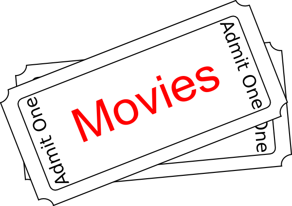 Movie Ticket Clipart Black And White | Clipart Panda - Free ...