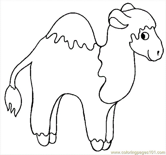 Coloring Pages Camel (6) (Mammals > Camel) - free printable ...