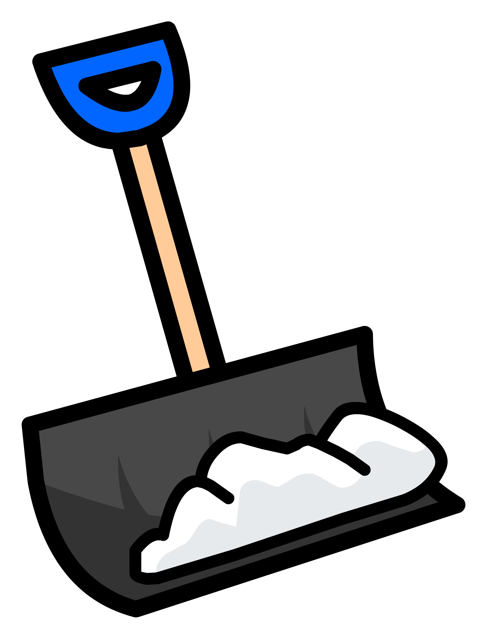 Blue Snow Shovel Pin - Club Penguin Wiki - The free, editable ...