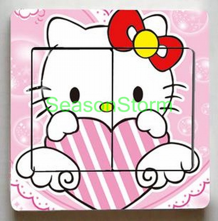 CPA Free Shipping] Wholesale 9cmX9cm PVC Hello Kitty Cartoon ...