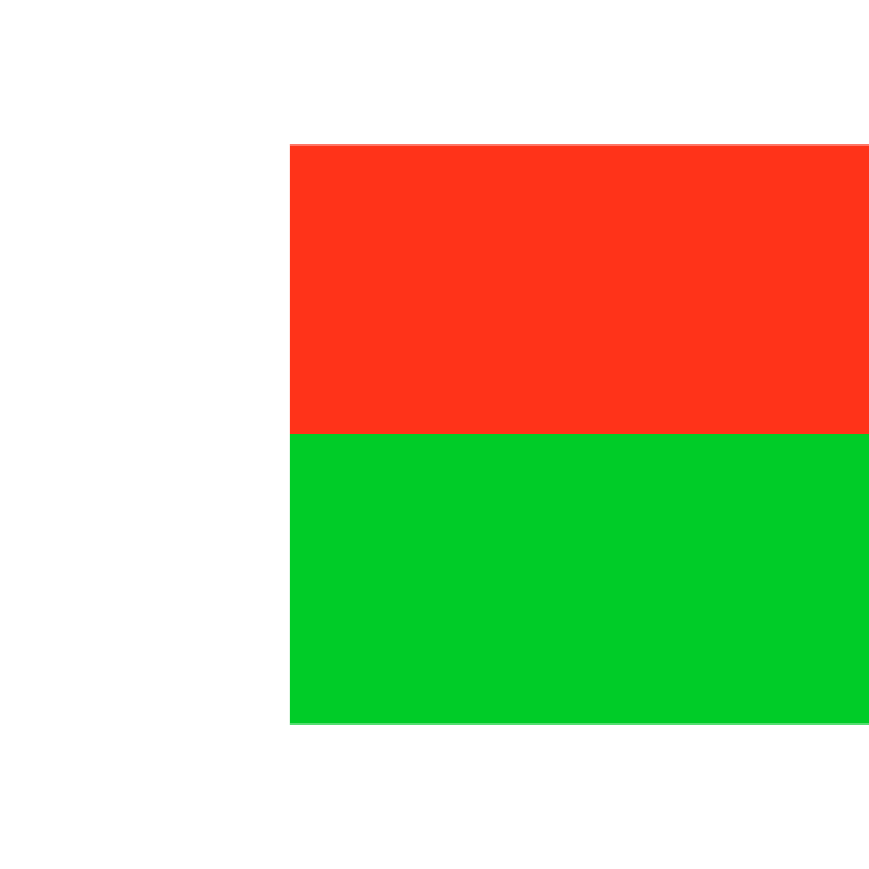 Clipart - flag of Madagascar