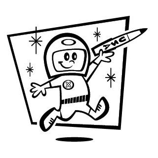 Astronaut Line Drawing - ClipArt Best