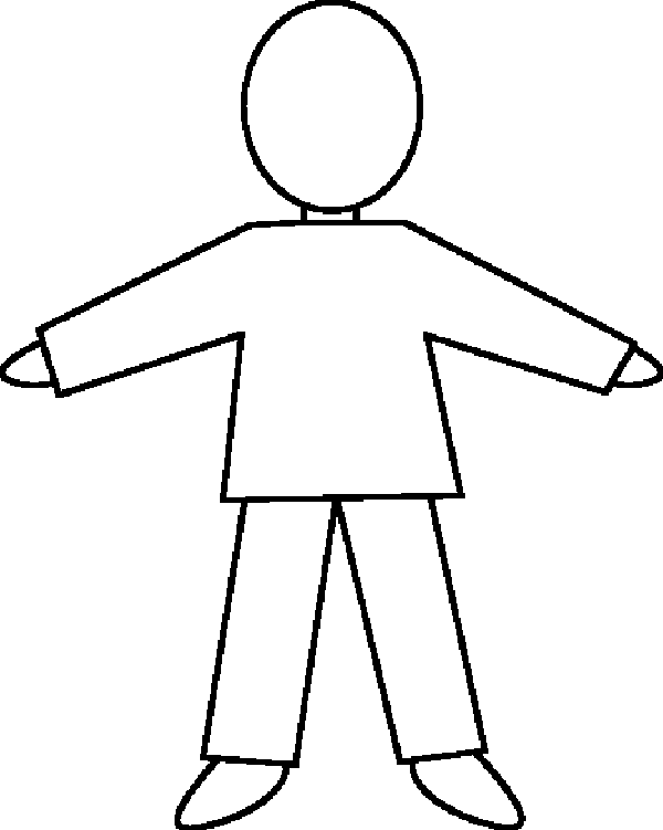 clipart human shape - photo #15