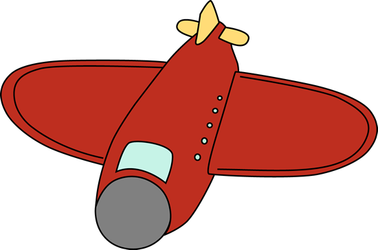 Big Red Airplane Clip Art - Big Red Airplane Image
