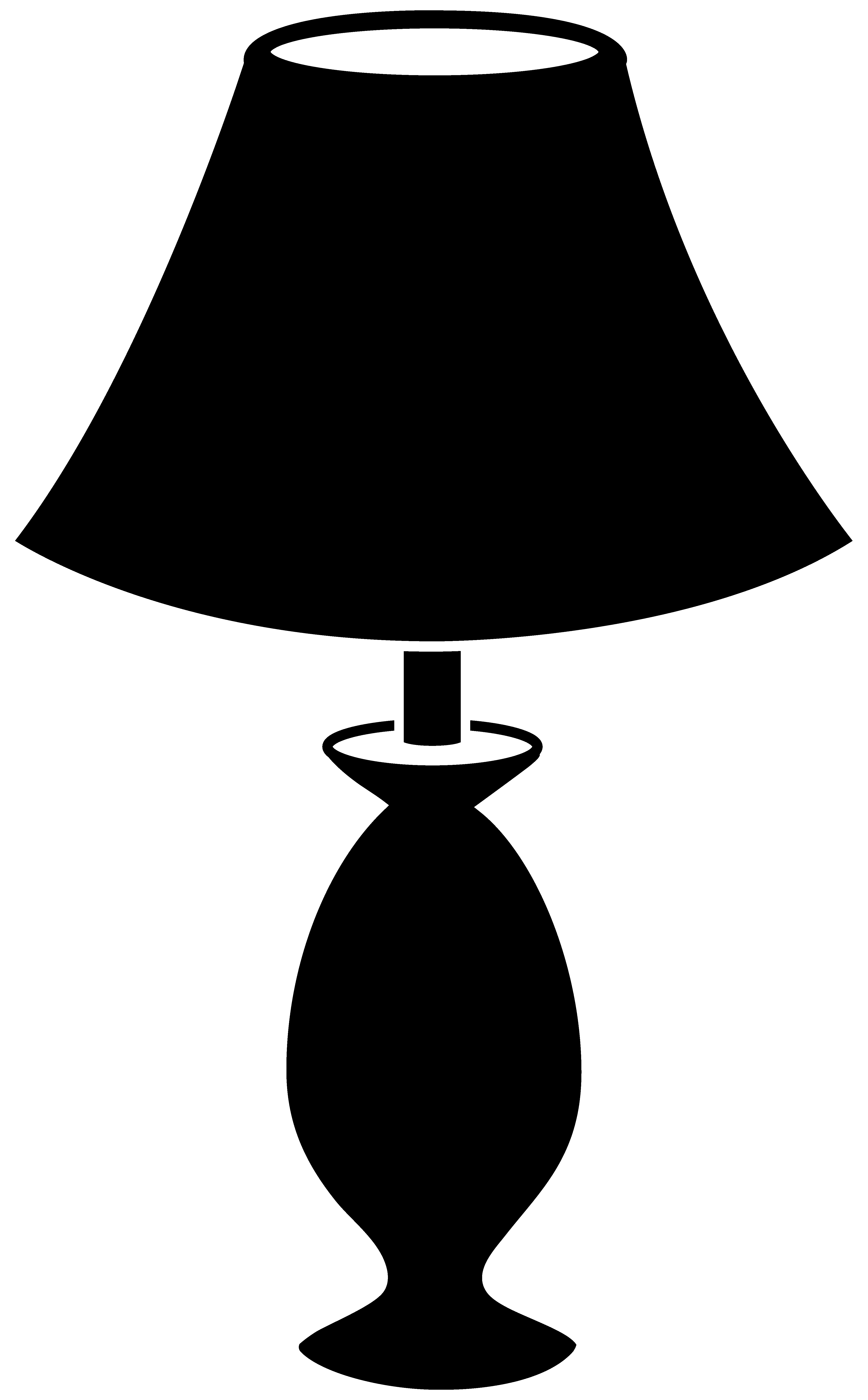 Lamp Clipart Black And White | Clipart Panda - Free Clipart Images