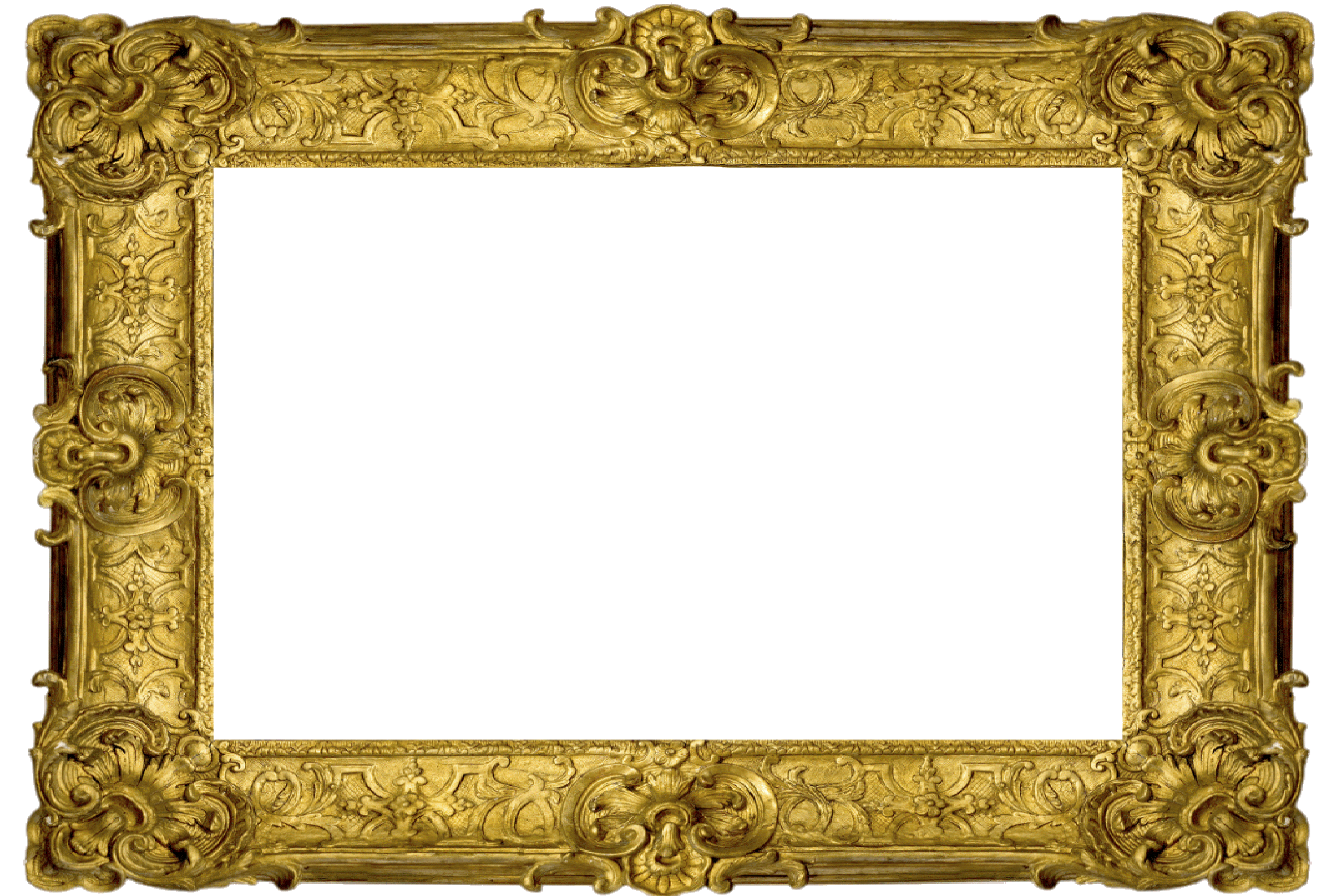 Done) Looking for a picture of an empty, gold picture frame ...