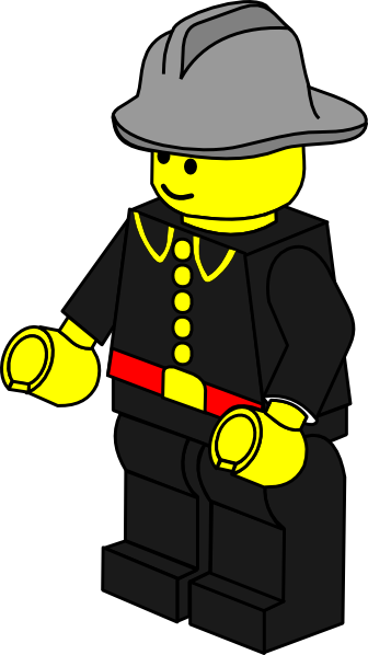 Lego Town Fireman clip art - vector clip art online, royalty free ...