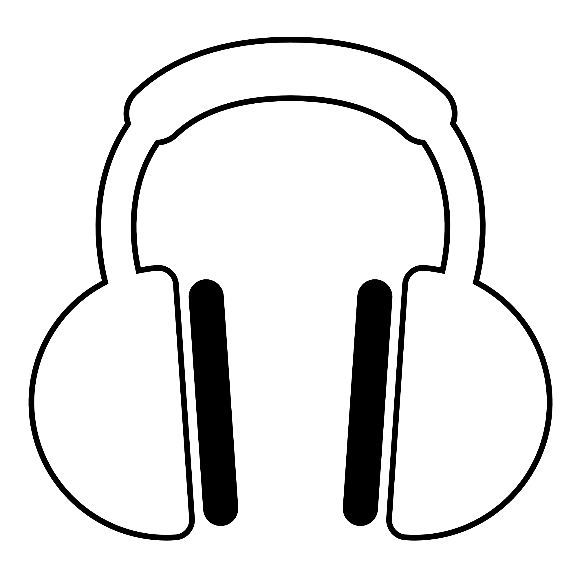 Listening To Music Clipart Black And White | Clipart Panda - Free ...