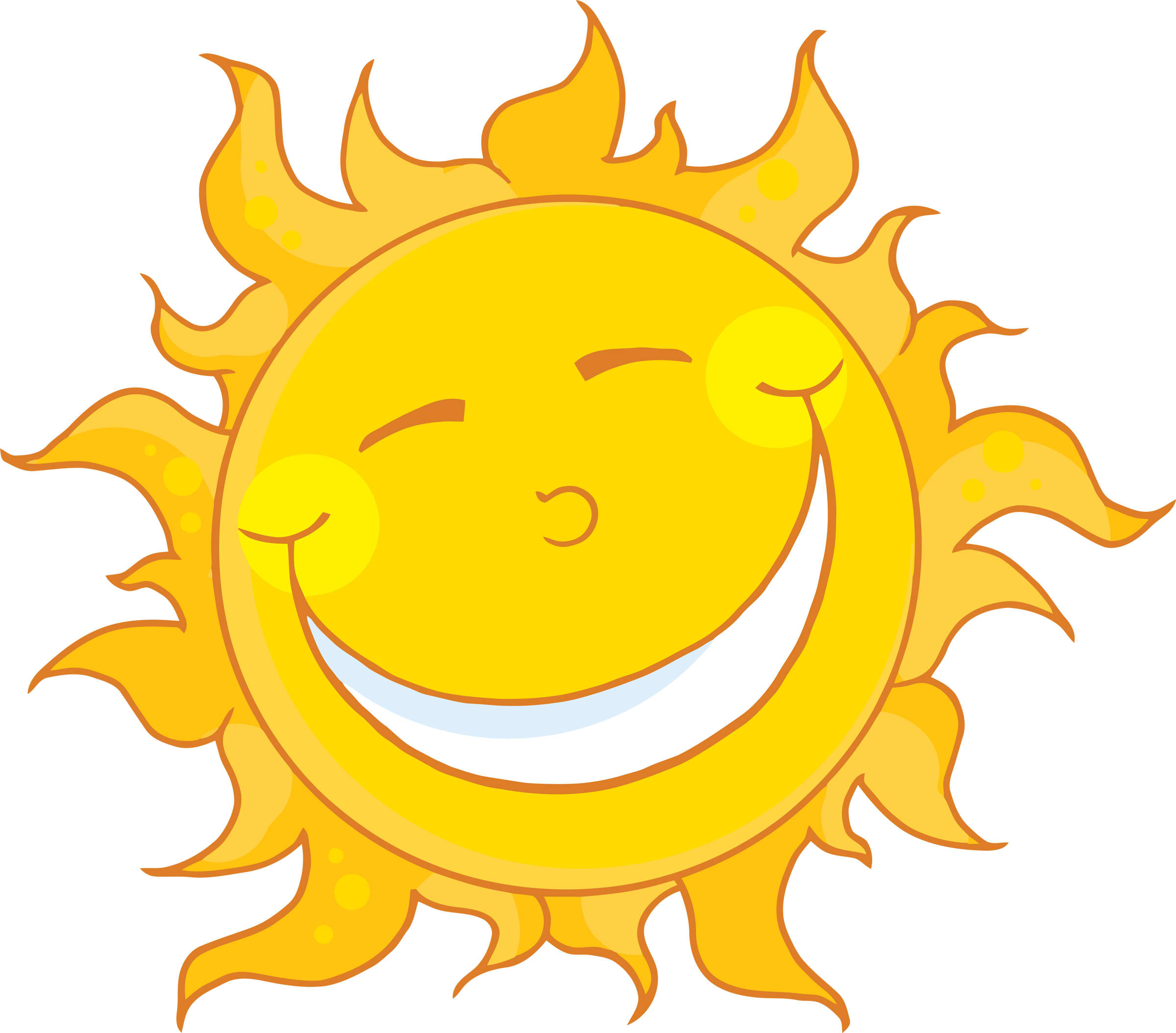 Sun Smiley Face - ClipArt Best - Cliparts.co