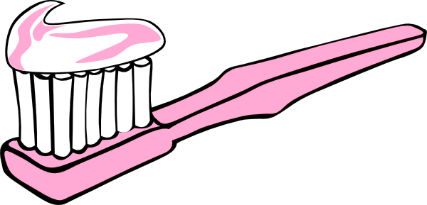Pink Toothbrush clip art - vector clip art online, royalty free ...