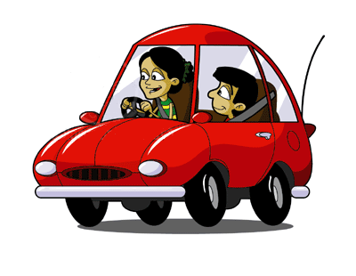 Cartoon Car Driving - Cliparts.co