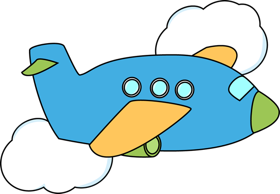Airplane Flying Through Clouds Clip Art - Airplane Flying Through ...