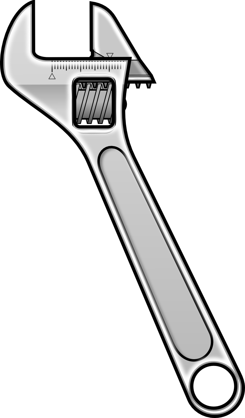 Download PNG image: Wrench, spanner PNG image, free