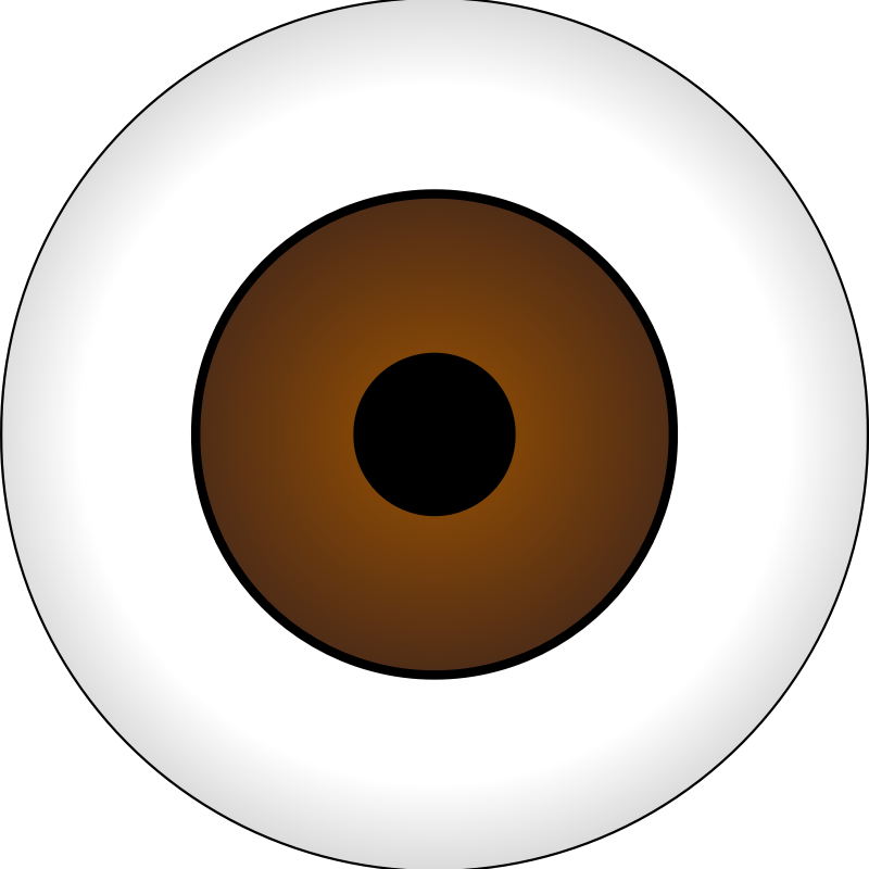 Clipart - Olhos Castanhos/ Brown Eye