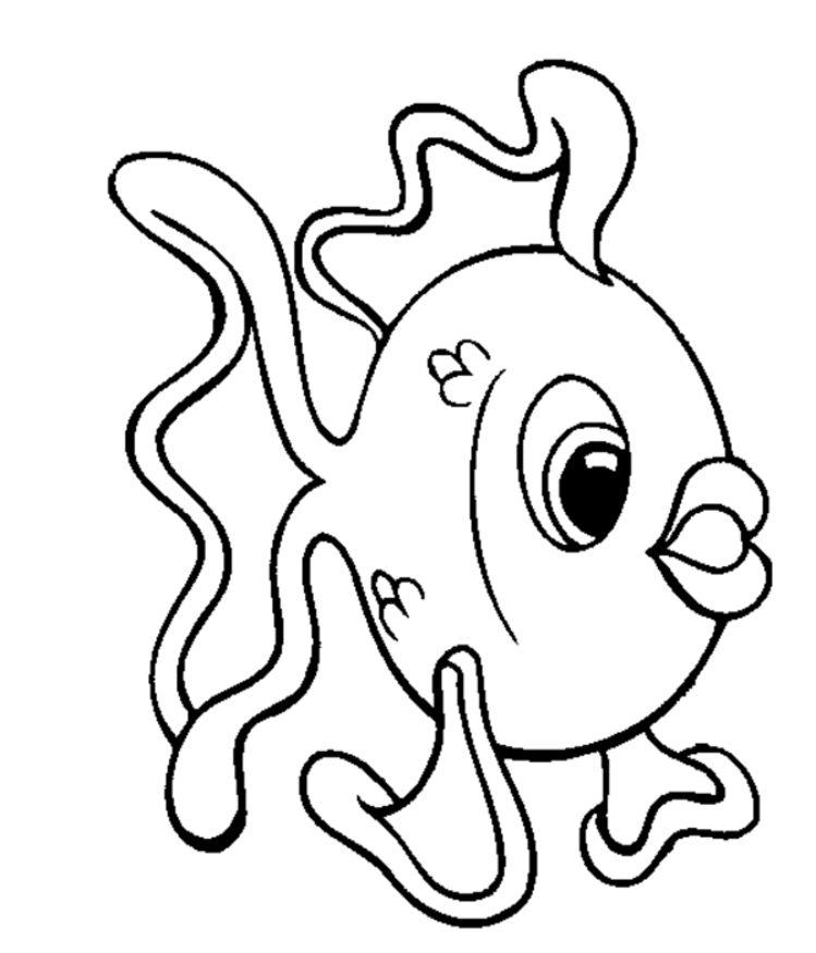 Tropical Fish Coloring Pages