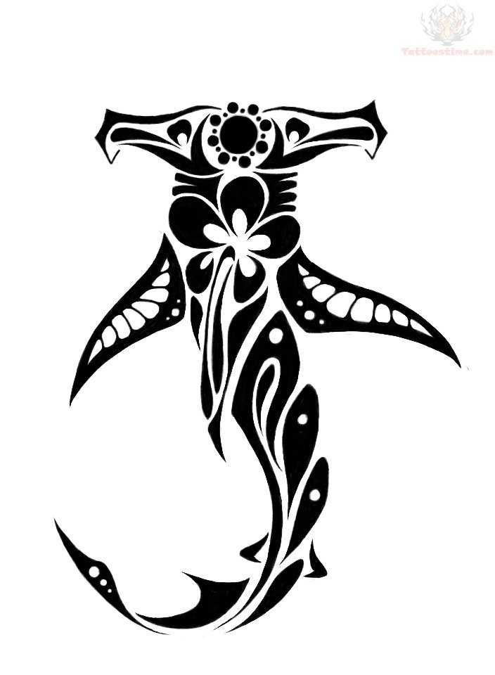Pin Tribal Hammerhead Shark Tattoo Tattoos And Designs On ...