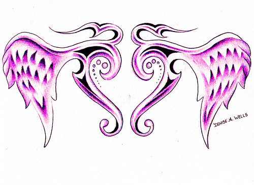 Flickriver: Photoset 'Heart Tattoo Designs by Denis A. Wells' by ...