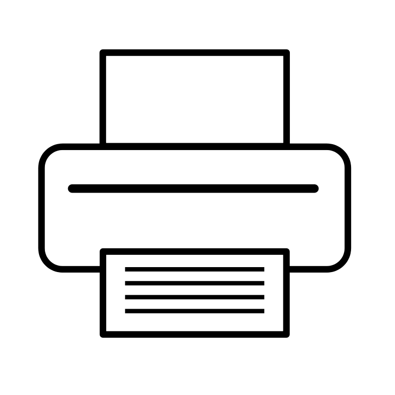 Printer Icon Clip Art Download