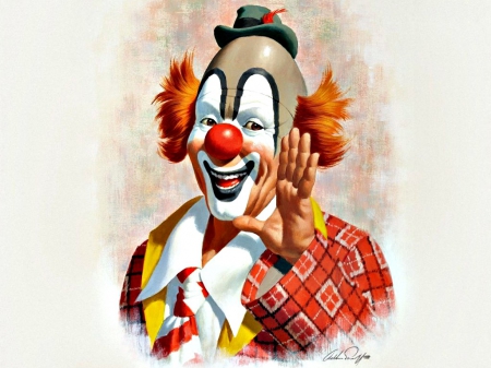 Happy clown by Arthur Saron Sarnoff - Other & Abstract Background ...