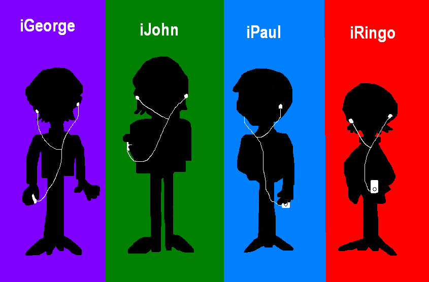 Beatles cartoon iPod by BeatlesBug on DeviantArt