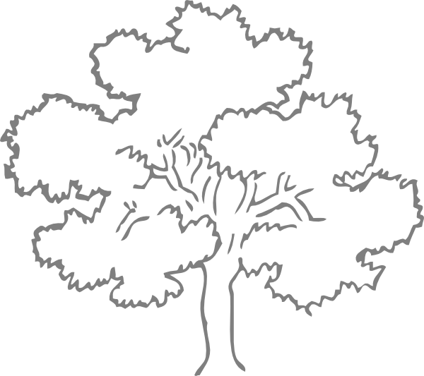 Grey Oak Tree Clip Art at Clker.com - vector clip art online ...