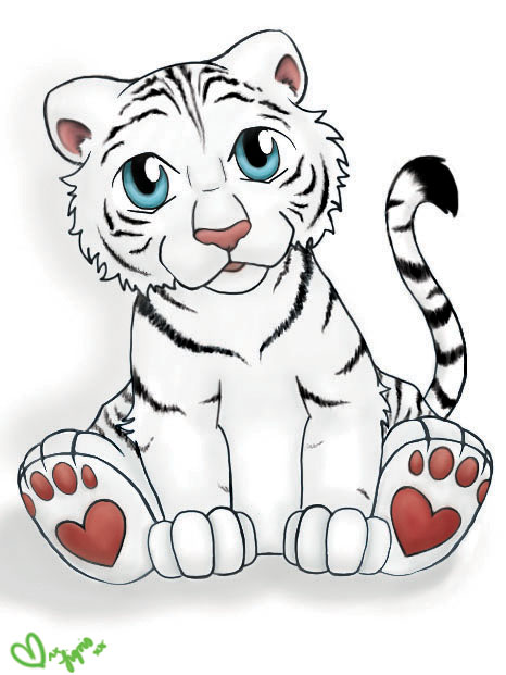 White Tiger Cub by xxtigrisxx on DeviantArt