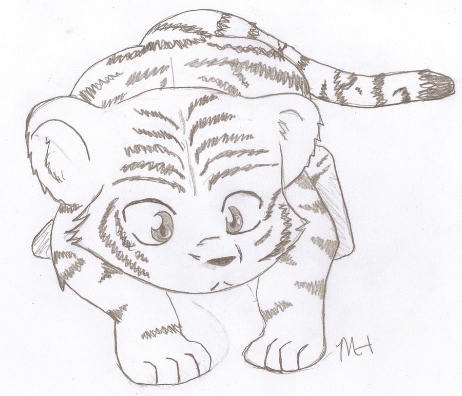 White Tiger Cub by wolves-saint on DeviantArt