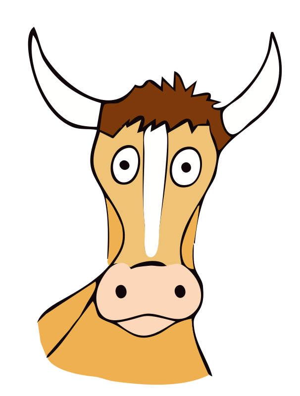 Drawn Cow Clip Art Download