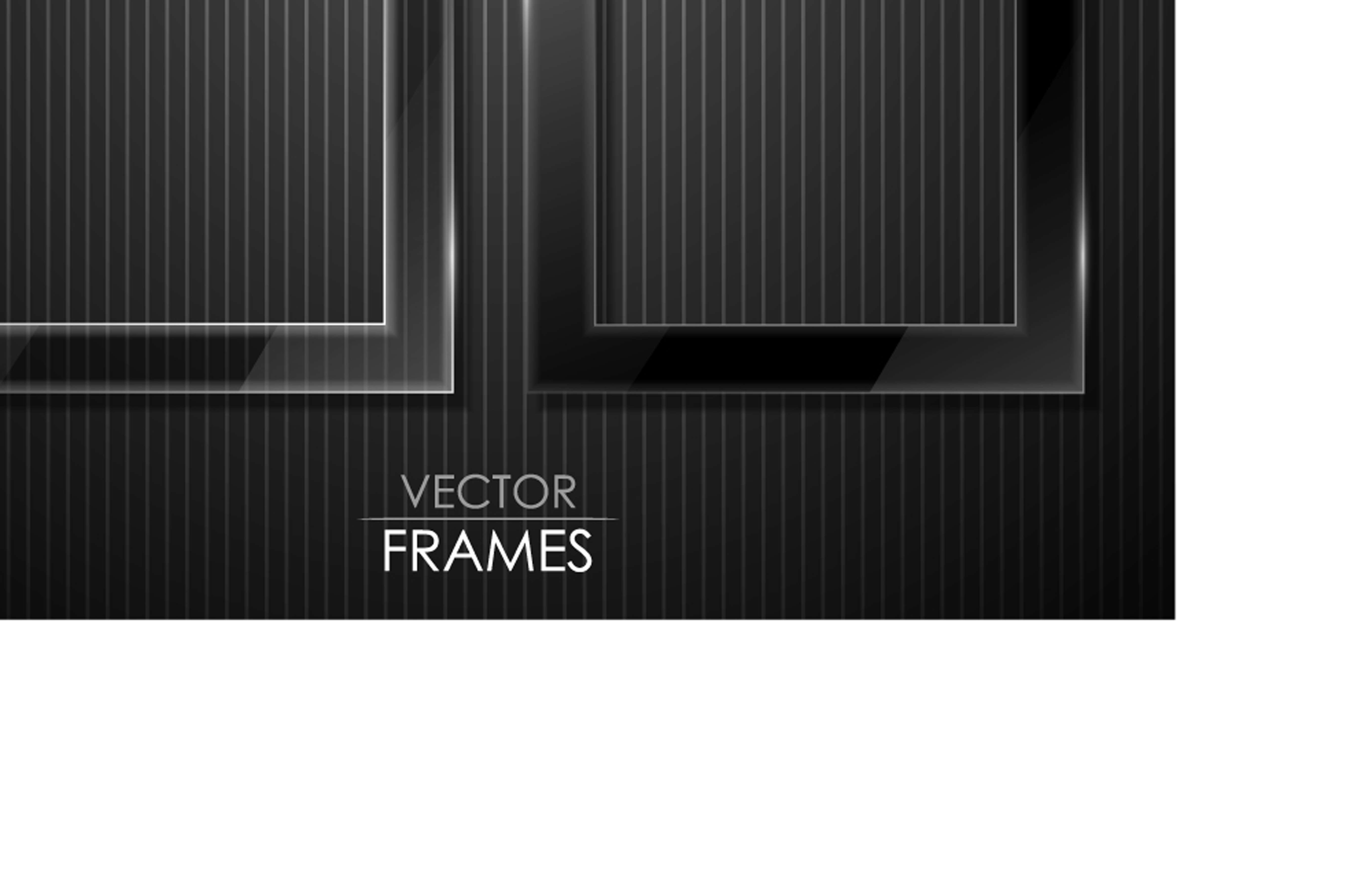 Black cool border 04 vector Free Vector / 4Vector