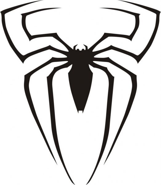 MR. ALMA'S STUDENT ARTWORK - Superheroes/black-spiderman-logo-893x1024