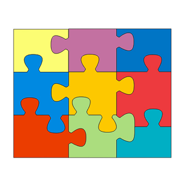Shapes ai puzzle jigsaw piece